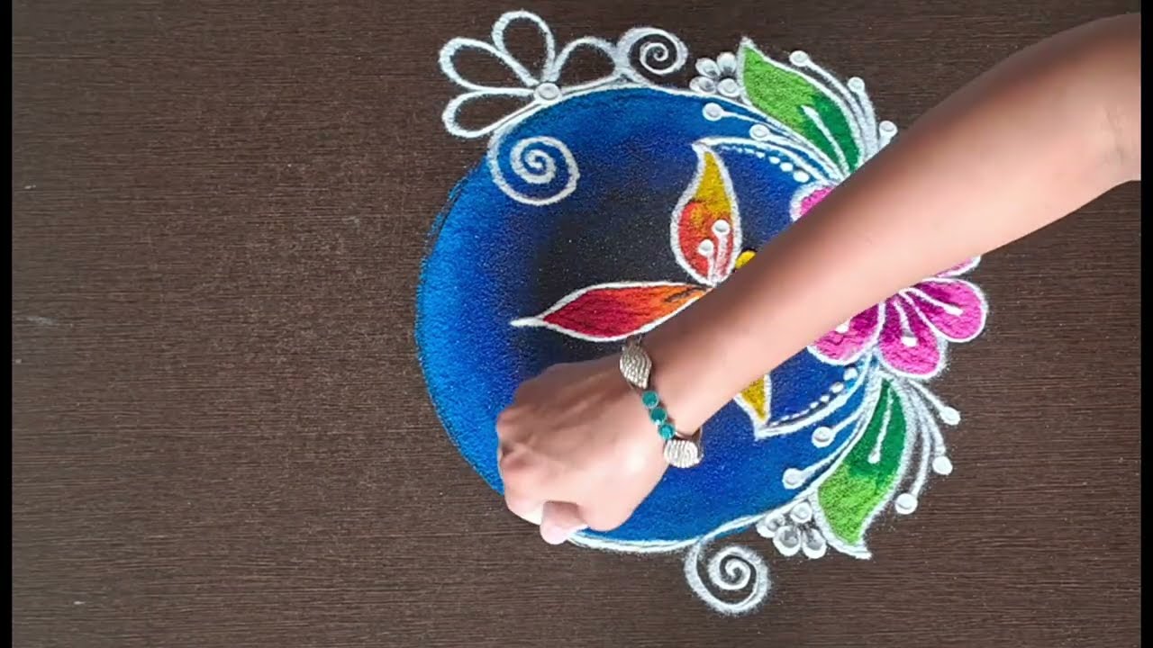 दिवाळी साठी सोप्या व सुंदर रांगोळ्या