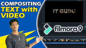 Video to Text cinematic Intro | Text Composition in Hindi |  Filmora9 easy trick | IT Guru
