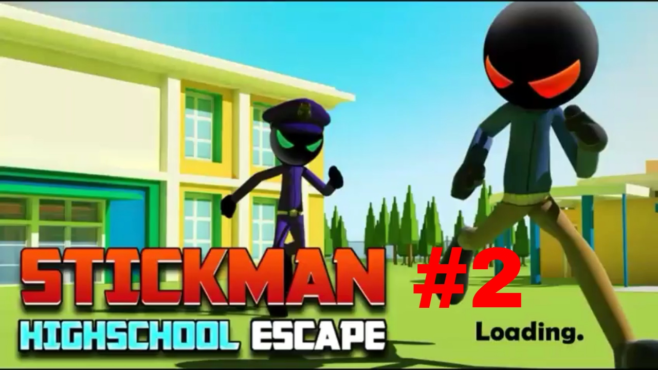 Stickman Highschool Escape | Android Gameplay [HD] (by GENtertainment Studios) | Chapter 1 - Level 2