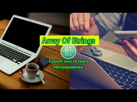 Array Of Strings Easiest Way To Learn C With Atom Editor In Windows 10 #58