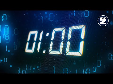 ⏳ 4K HD #Countdown 60 seconds #Timer #Binary #Codes  - ⏱ Timer 60 seconds with music - 60 秒倒數