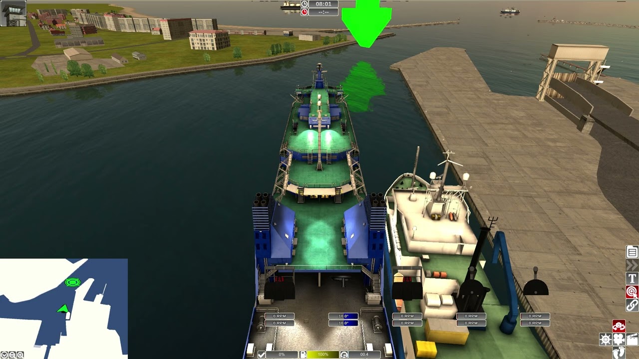 SIMULATOR E0003 - EUROPEAN SHIP SIMULATOR REMASTERED 1080P HD GANEPLAY