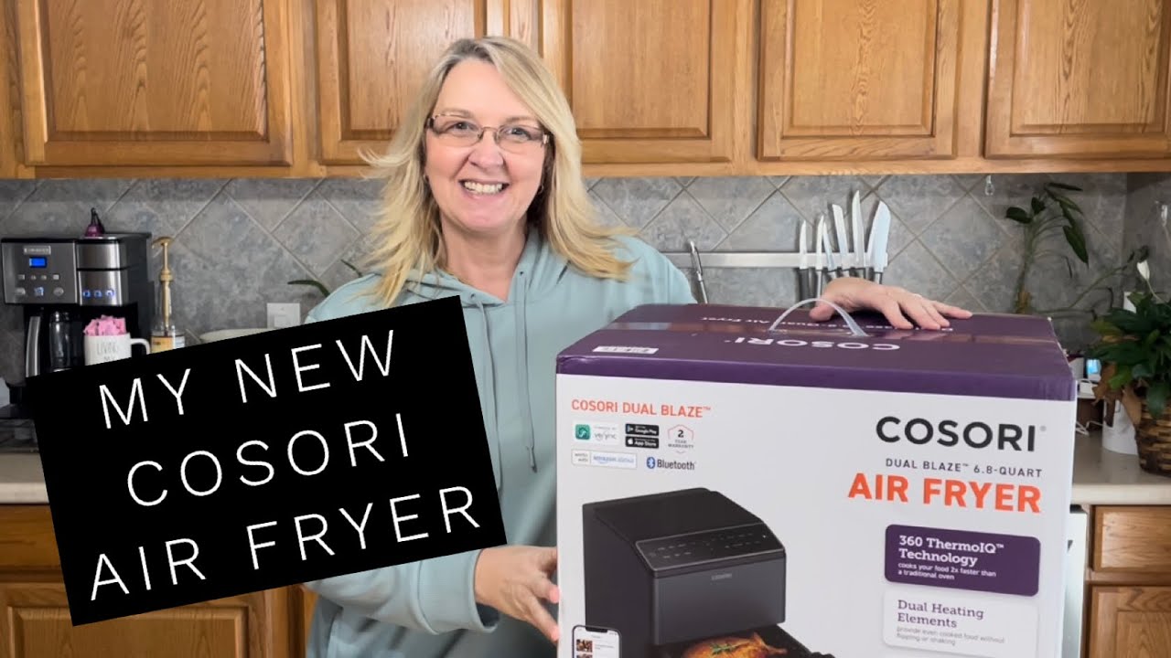 Unboxing Review Cosori Dual Blaze 6.8 qt Smart Air fryer