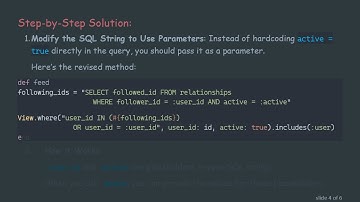 How to Properly Use an AND Condition in Your SQL Query within Rails