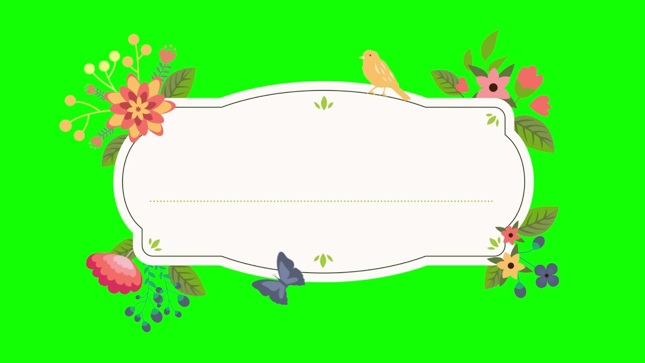 GreenScreen 27 LowerThirds Wedding & Love/TitleText Animation | PART 3 (ChromaKey Background System)