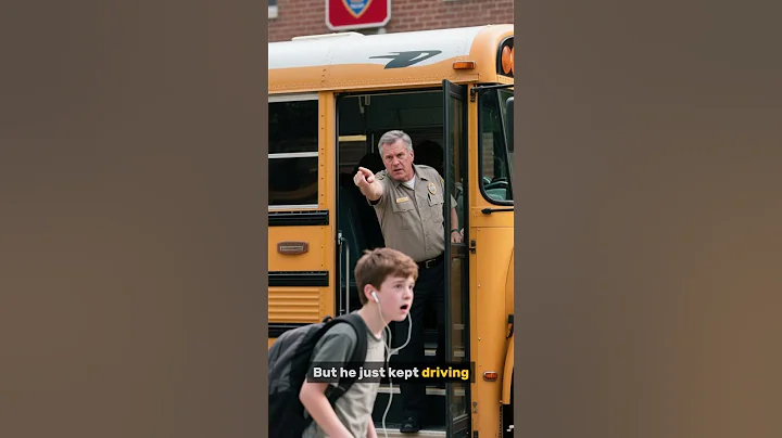 The Bus Driver Looked at Me Through the Mirror and Said, “Kid, Don’t Get Off at Your Stop Today.”