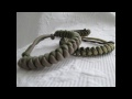 Tutoriel paracorde  bracelet bicolore rglable snake knot