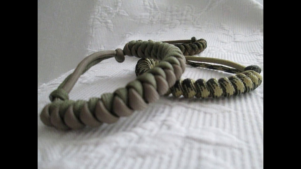 Bracelet paracord Cobra uni avec boucle rapide - FranceParacord