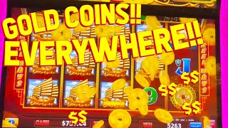 THE MOMENT WE'VE WAITING FOR!! with VegasLowRoller plays Money Coins Slot Machine!!