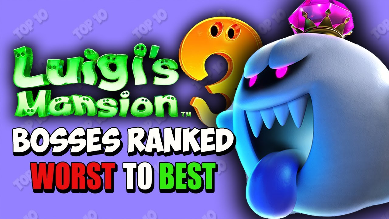 Luigi's Mansion - All Endings & Ranks (Worst to Best) 