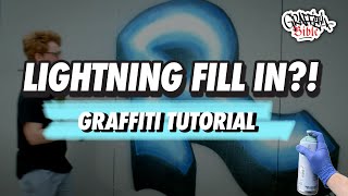 Graffiti fill in that looks like lightning?!?🤯