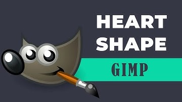 How to create heart shape using selections in GIMP