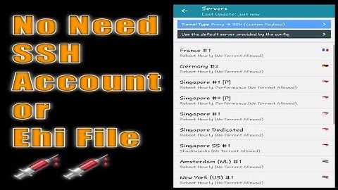 How to Use Http Injector Without any SSH Account or Ehi file