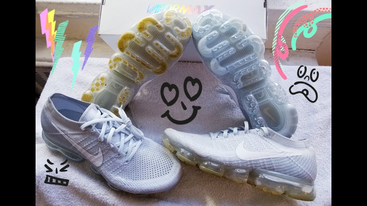 nike air bubble yellowing