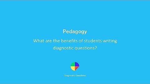 What are the benefits of students writing Diagnostic Questions? - Diagnostic Questions Pedagogy