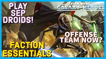 Faction Essentials: SEPARATIST DROIDS - COMPS, MODDING, STRATEGY, ZETAS
