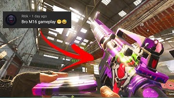 M16 ONE SHOT KILL COD MOBILE ( ´~｀)