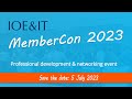 MemberCon23 - what to expect