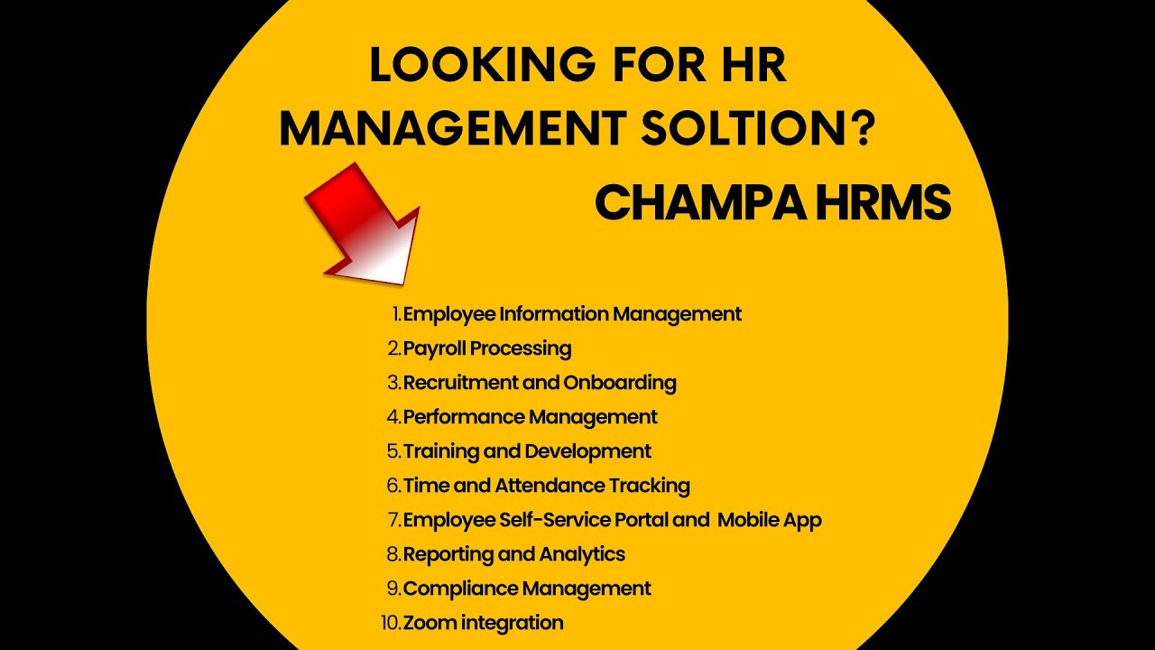 Champa HRMS the advanced HR Management Solution - YouTube