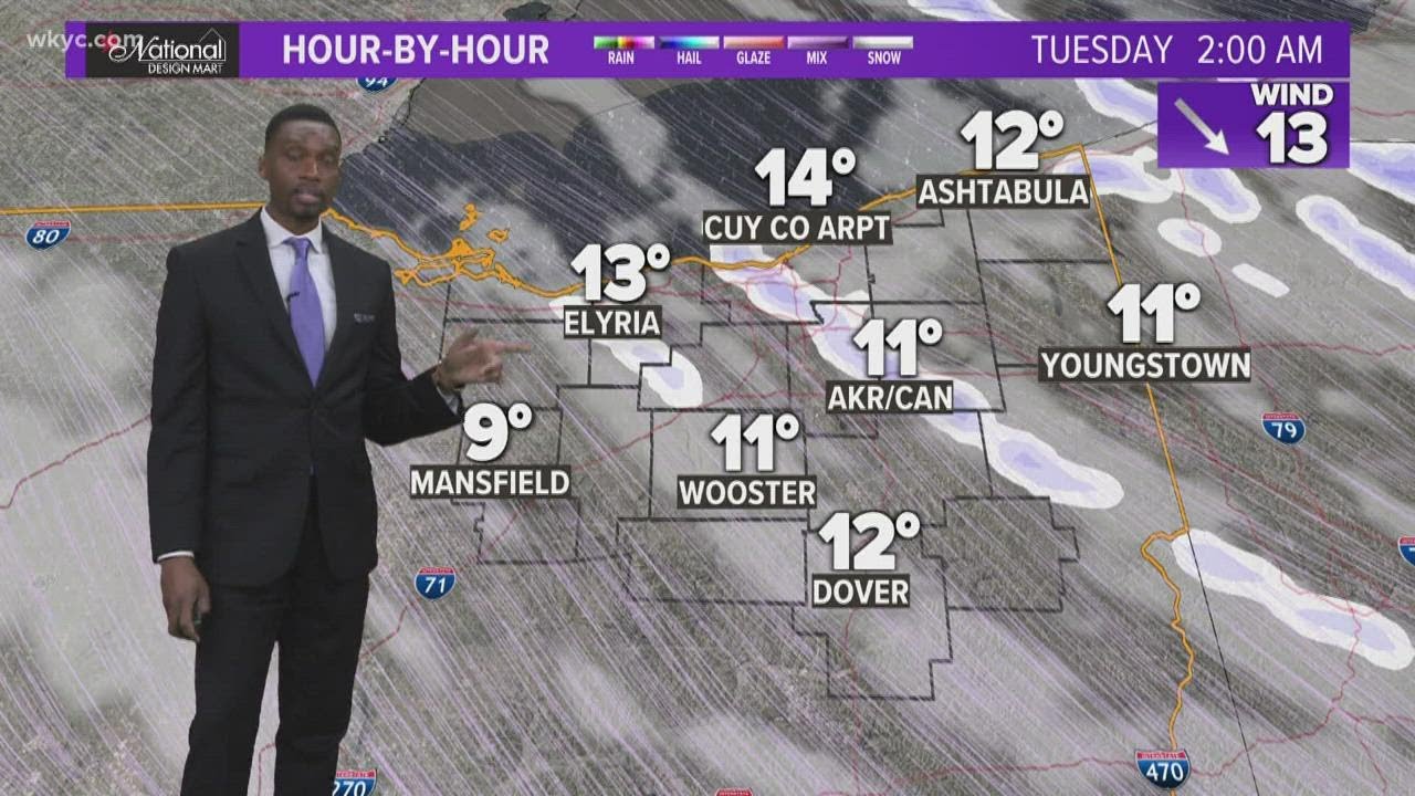 Northeast Ohio weather forecast: Bitterly cold temperatures tonight, additional lake snows