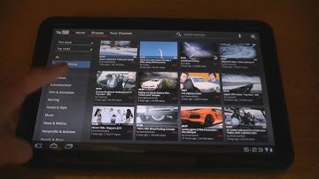 Motorola Xoom - YouTube App