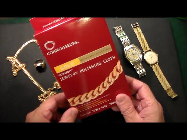 Connoisseurs Gold Jewelry Polishing Cloth, Does it Work? 