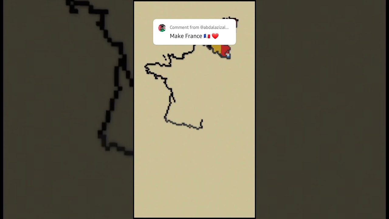 Building Medium Scale World Flag Map Promo II France 