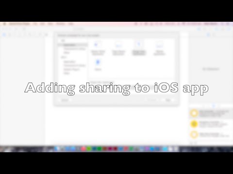 Adding Sharing to an iOS app (swift)