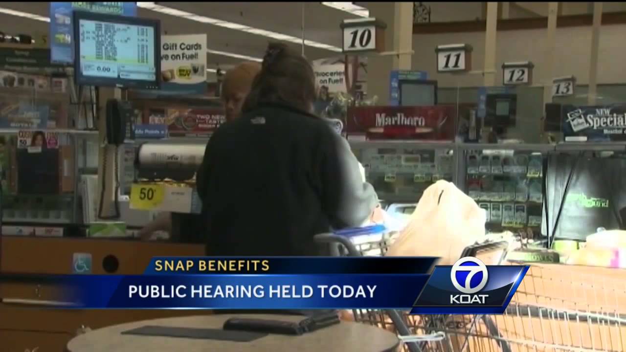 Public Hearing On Snap Benefits Today YouTube