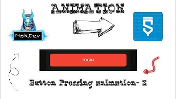Button Press Animation Fade - 2 By MskDev in Sketchware To My Subscribers❤