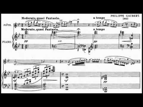 Philippe Gaubert - Fantaisie pour flûte et piano (1912)