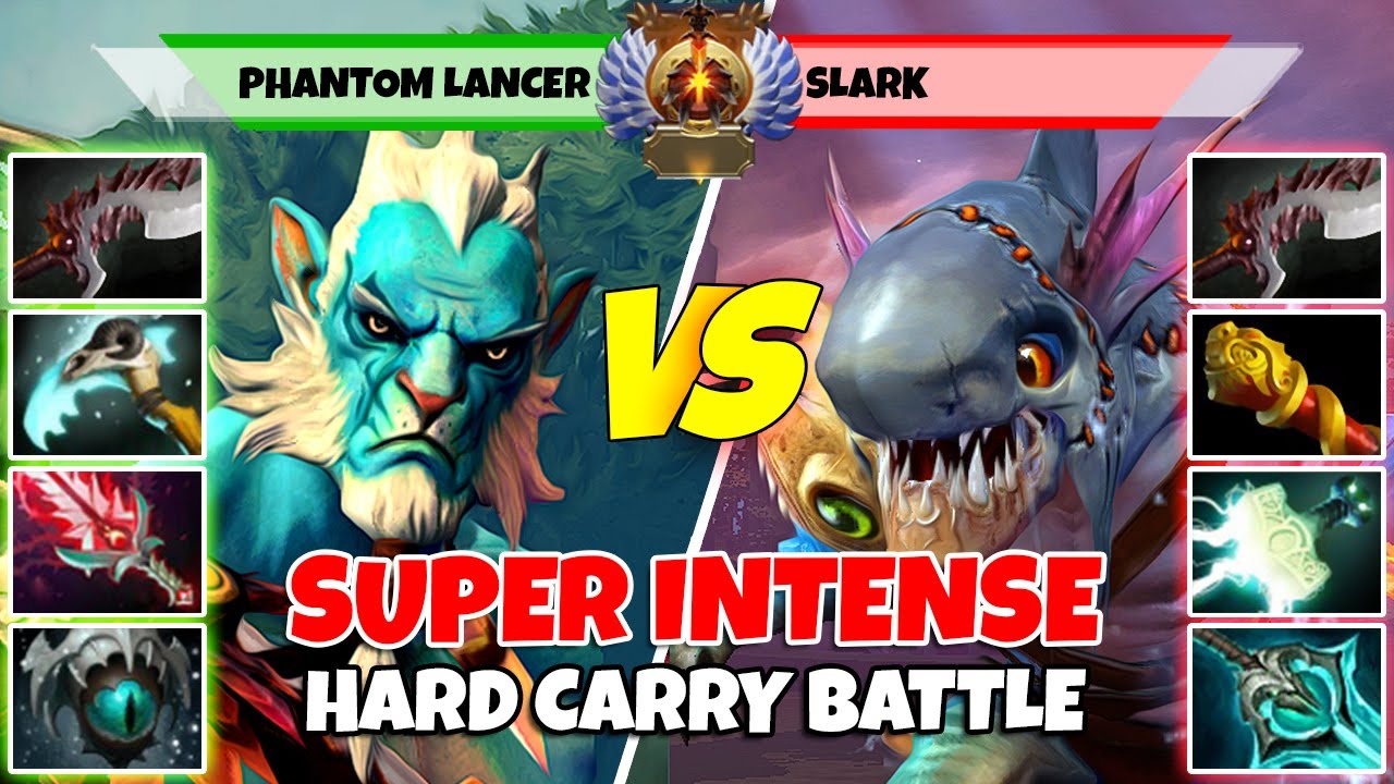 PHANTOM LANCER (Carry) vs SLARK (Carry) - Epic Battle Of Immortal Rank Dota 2 Players - Z Dota 2