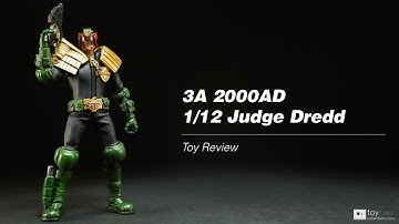 3A 2000AD 1/12 scale Judge Dredd action figure toy review