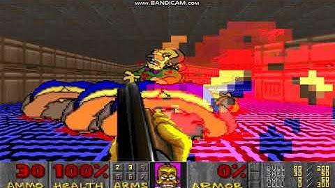 Simpsons DooM Mission 3 Eseape from Police Building Custom Map