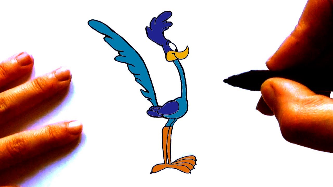 Cómo dibujar al Correcaminos ( Looney Tunes) / Dibujo de el Correcaminos  paso a paso - thptnganamst.edu.vn