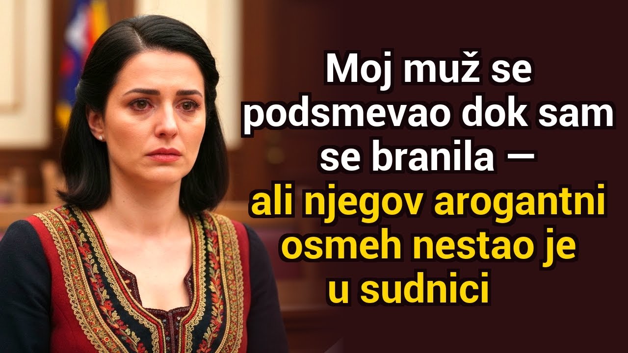 Moj muž se podsmevao dok sam se branila — ali njegov bahati pogled nestao je u sudnici