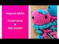 How to make amigurumi Jellyfish simple crochet tutorial #crochet #crochettutorial #amigurumi