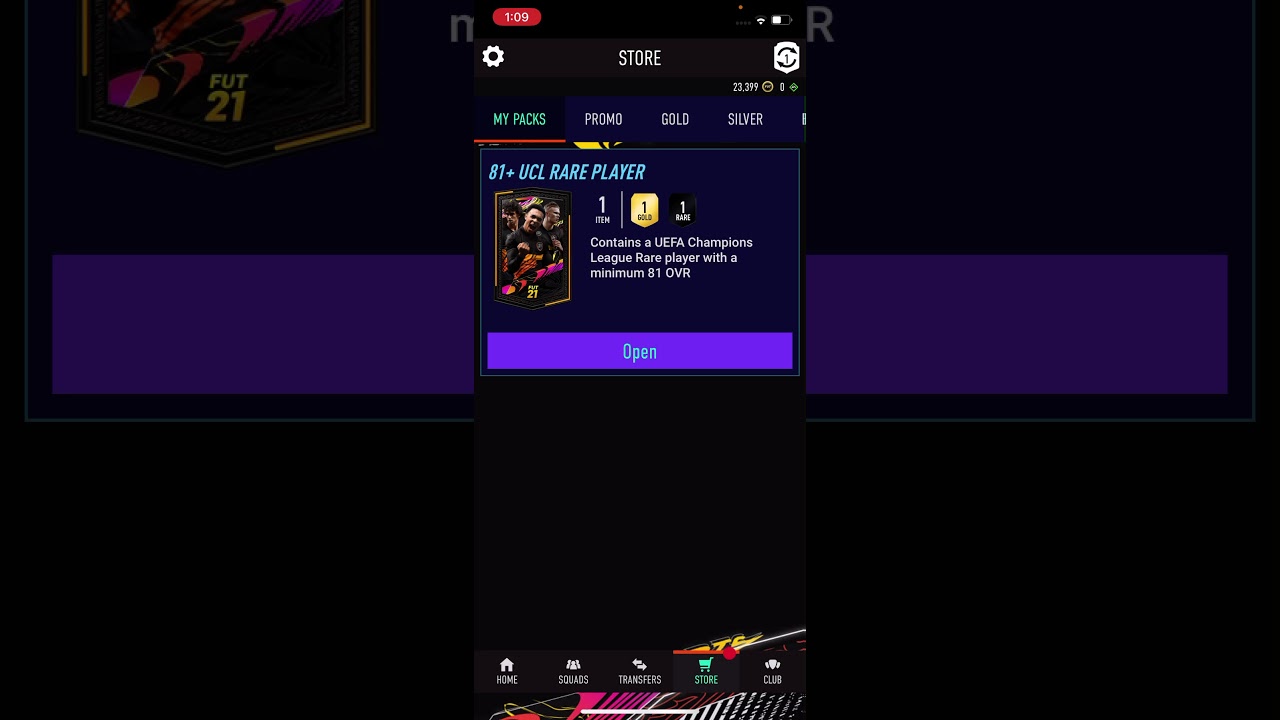 A 81 plus ucl pack fifa 21 web app pack