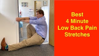 Quick and Easy Lower Back Pain Stretches by Milton Chiropractic Clinic Cambridge 10,868 views 1 year ago 4 minutes, 31 seconds