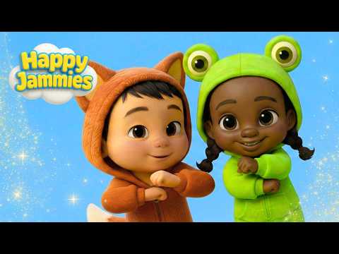 A Ram Sam Sam 🤲 Juego de Manos y Canciones Infantiles | Happy Jammies - Canciones Infantiles