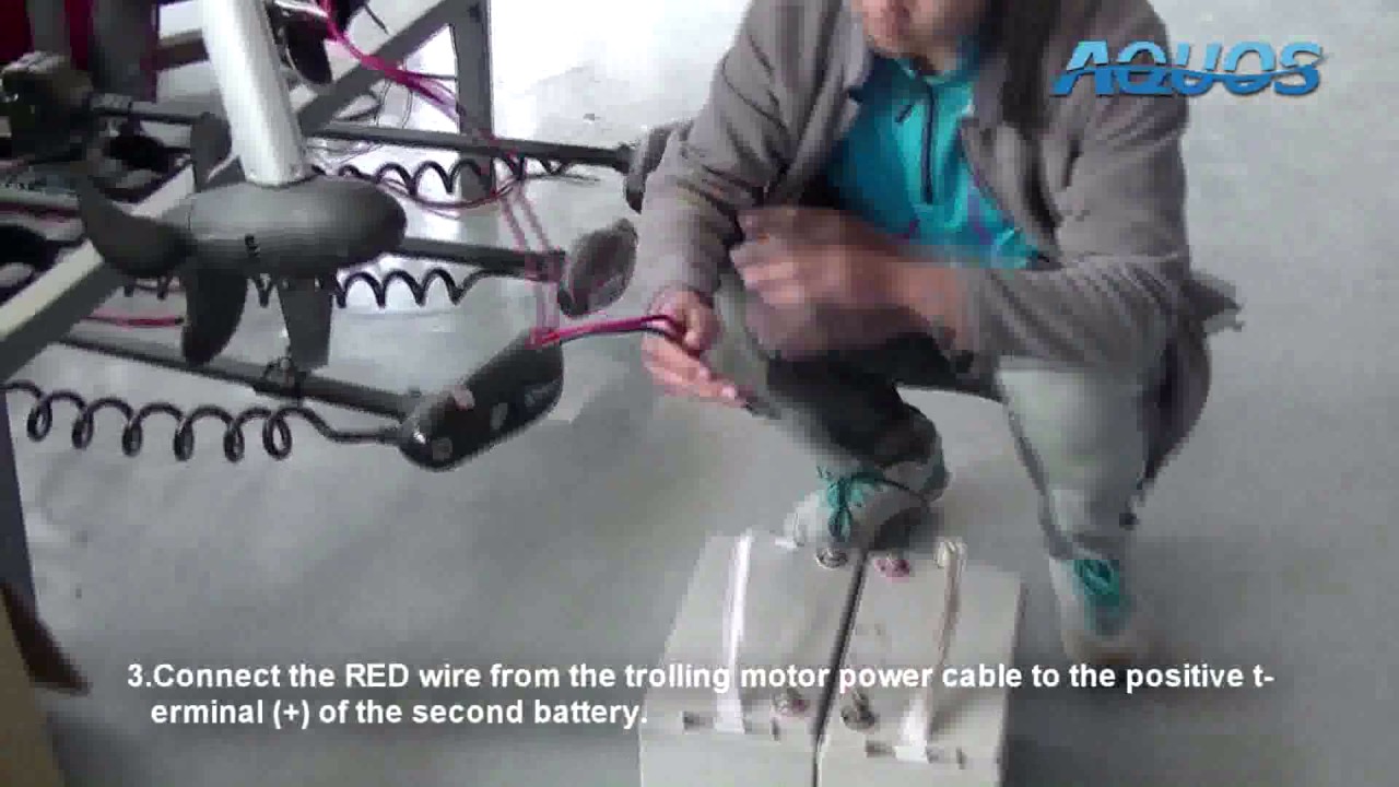 How to Wire Batteries in Series for a 24-Volt HASWING Trolling Motor ...