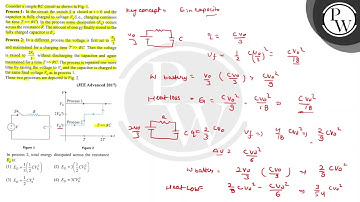 Consider a simple RC circuit as shown in Fig. 1.
Process 1: In the circuit the switch \( S \) is...