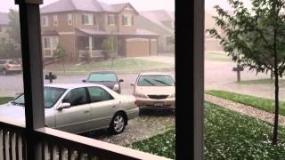 Hail storm in greeley CO