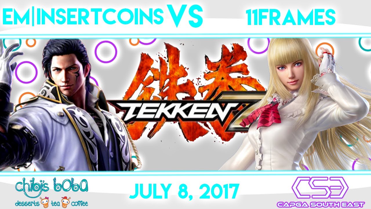 Capga's Tekken 7 Tournament July 8, 2017 11Frames vs EM | Insertcoins