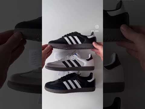 Adidas SAMBA comparison: Black vs White