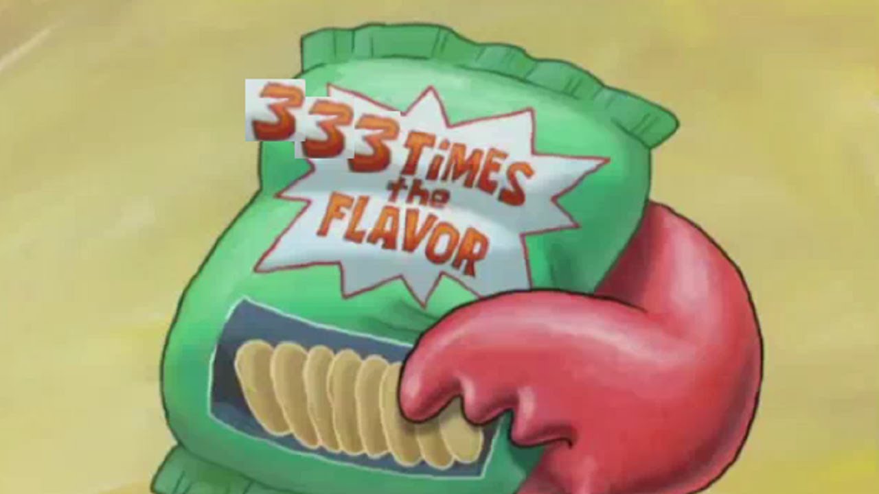 3 times the flavor, 3 times the price except Huford scans it 333 times