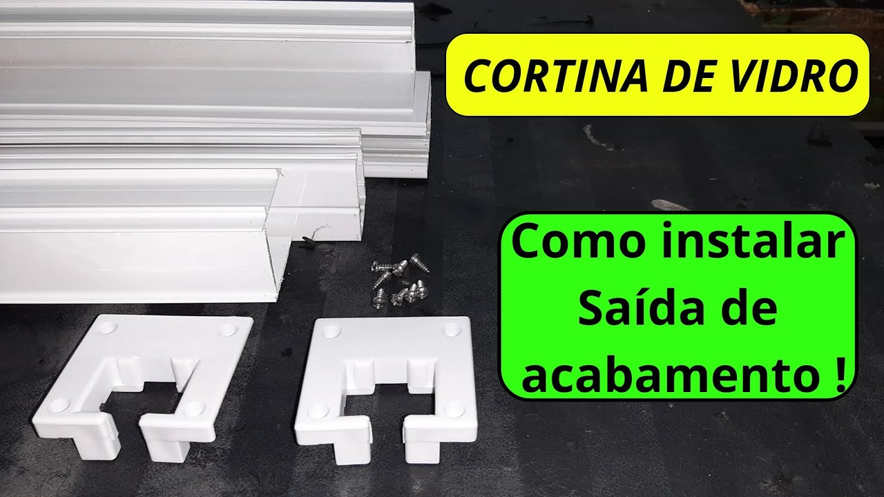 ACESSÓRIO DE SAÍDA CORTINA KIT SACADA BLINDEX, COMO INSTALAR, PASSO A PASSO !