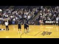 Villanova Player Intros Mens Basketball Blue White Scrimmage