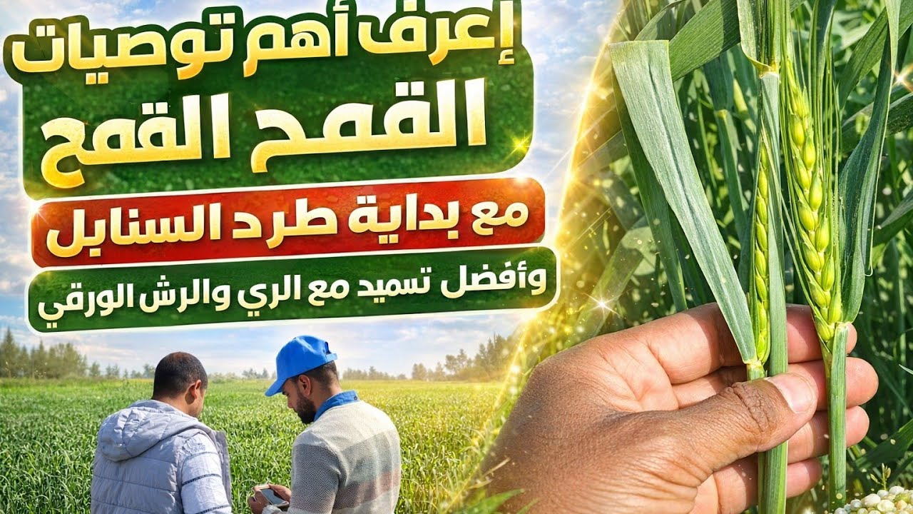 #إعرف أهم الأسمدة مع الرى والرش الورقى للقمح مع بداية طرد السنابل ومعلومات مهمة جدا لازم تعرفها#ترند
