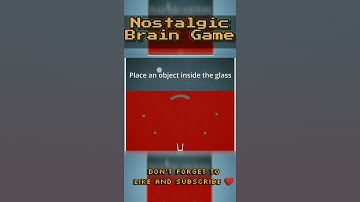 Brain it out! Level 20 - Place an object inside the glass #shorts #braingame #puzzle #gamehints